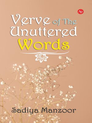 cover image of Verve of the Unuttered Words